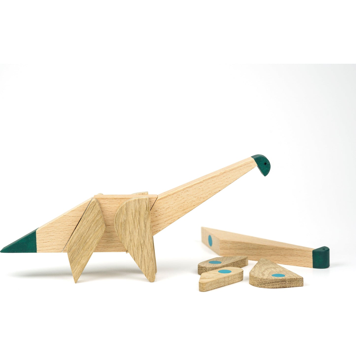 Brachiosaurus de Madera Magnético – Esnaf Toys