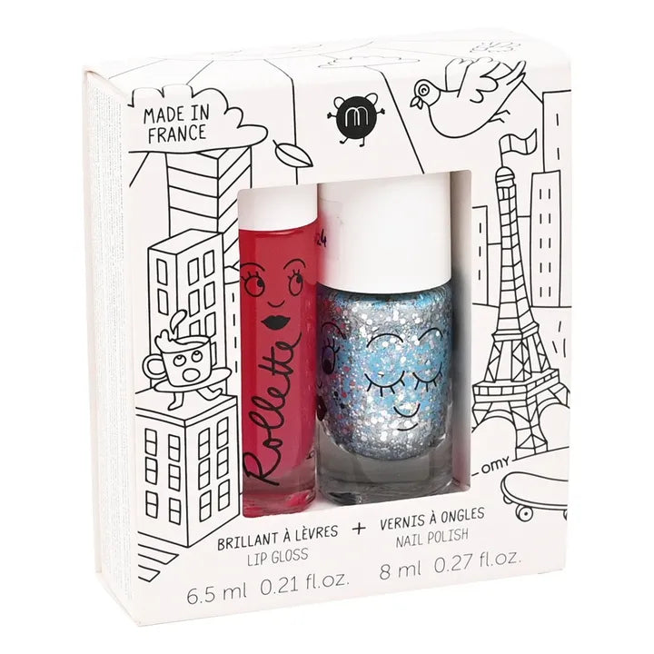 Brillo de Labios + Pintauñas “Magique” (Base Agua) Nailmatic