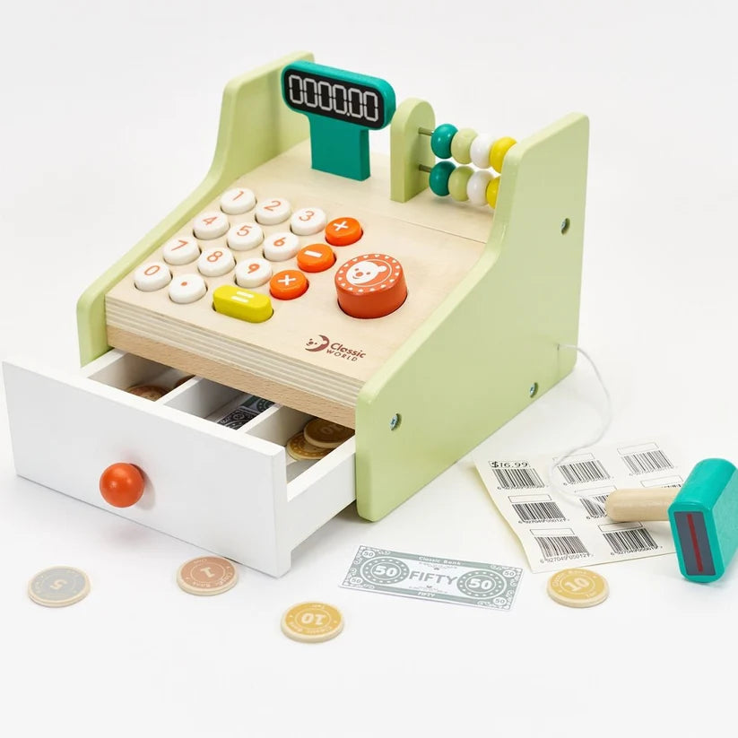 Caja Registradora de Madera – Classic World