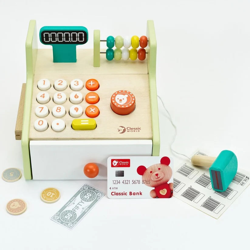 Caja Registradora de Madera – Classic World