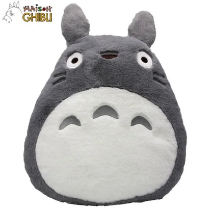 Totoro Nakayoshi Gray Cushion - Studio Ghibli