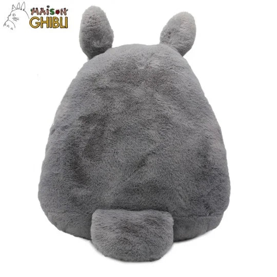 Totoro Nakayoshi Gray Cushion - Studio Ghibli