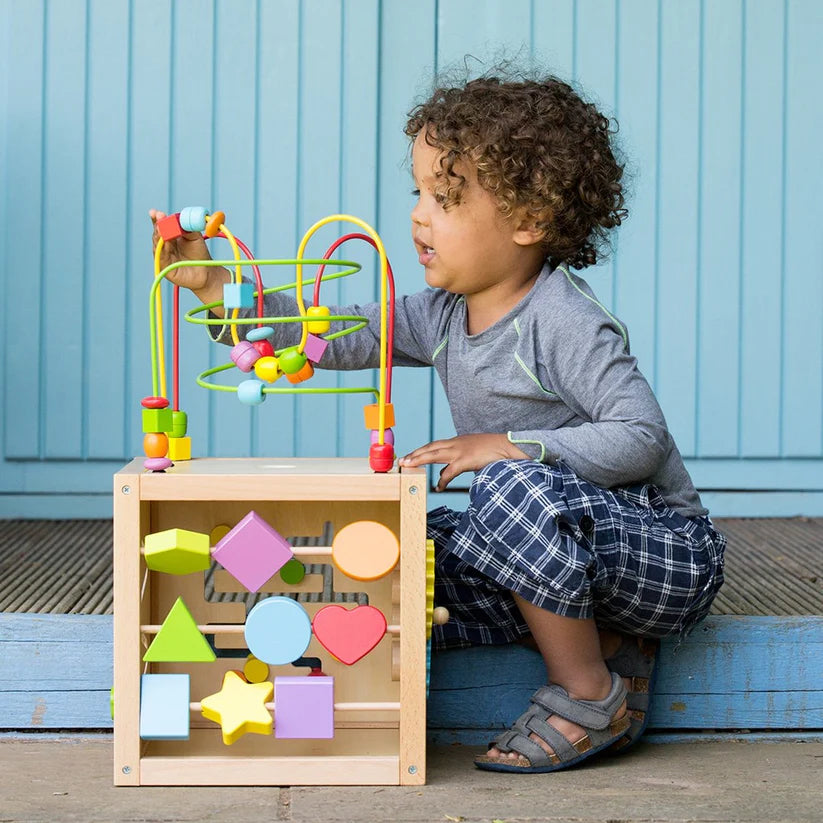 Cubo de Actividades de Madera – Classic World