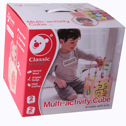 Cubo de Actividades de Madera – Classic World