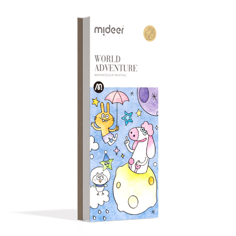 Libreta de Acuarela de Viaje "Aventura Mundial" Mideer