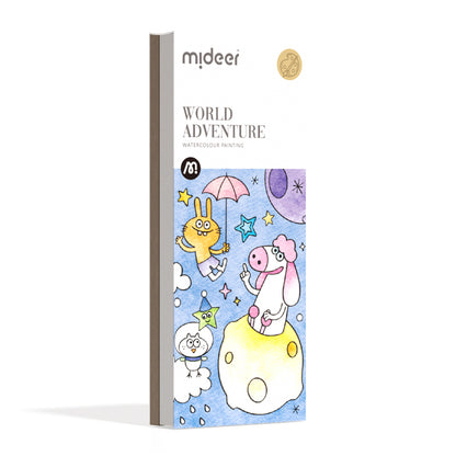 Libreta de Acuarela de Viaje "Aventura Mundial" Mideer