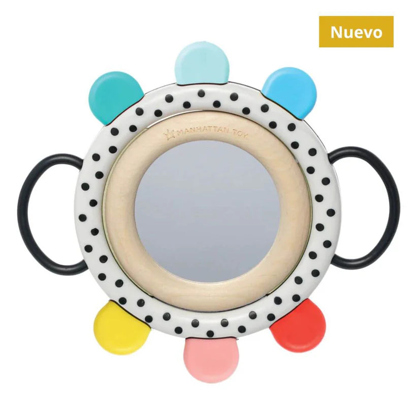 Wimmer Grasp & See Teether Mirror - Manhattan Toy