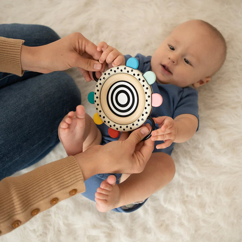 Wimmer Grasp & See Teether Mirror - Manhattan Toy