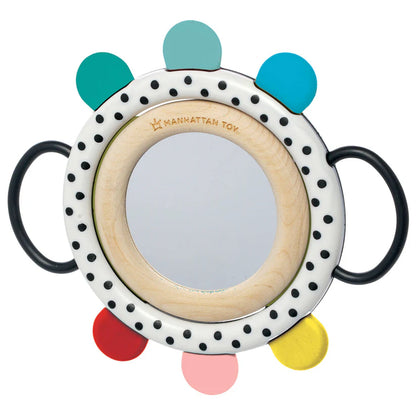 Wimmer Grasp & See Teether Mirror - Manhattan Toy