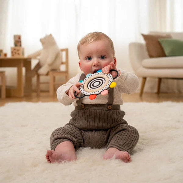 Wimmer Grasp & See Teether Mirror - Manhattan Toy