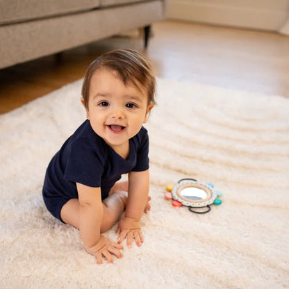 Wimmer Grasp & See Teether Mirror - Manhattan Toy