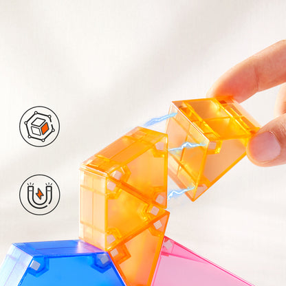 Bloques Magnéticos Creativos 3D “Little Engineer” – Mideer (Set de 20 piezas)