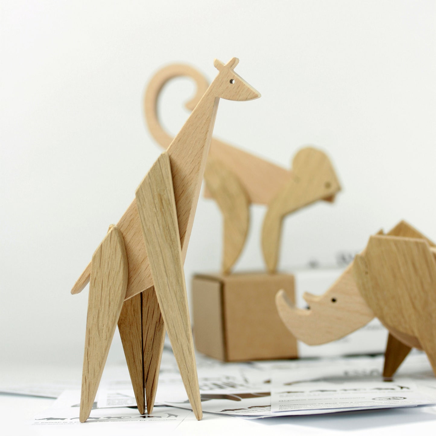 Jirafa de Madera Magnética – Esnaf Toys
