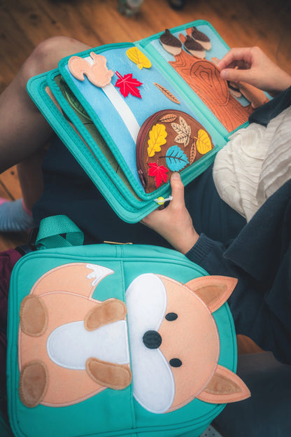 Libro Sensorial Nordic Forest + Mochila – My First Book