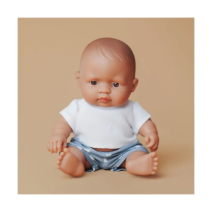 Miniland “My Friends & Me” – Muñeco Bebé Latino 21 cm