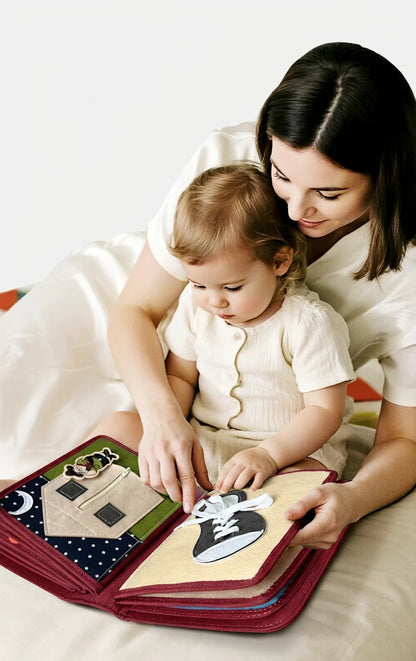 Libro Sensorial Mi Dia a Dia + Mochila Dinosaurio – My First Book