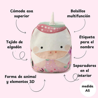 Mochila Unicornio A5 | Sassi