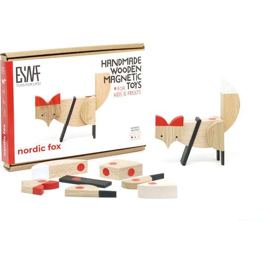 Zorro Nórdico de Madera Magnético – Esnaf Toys