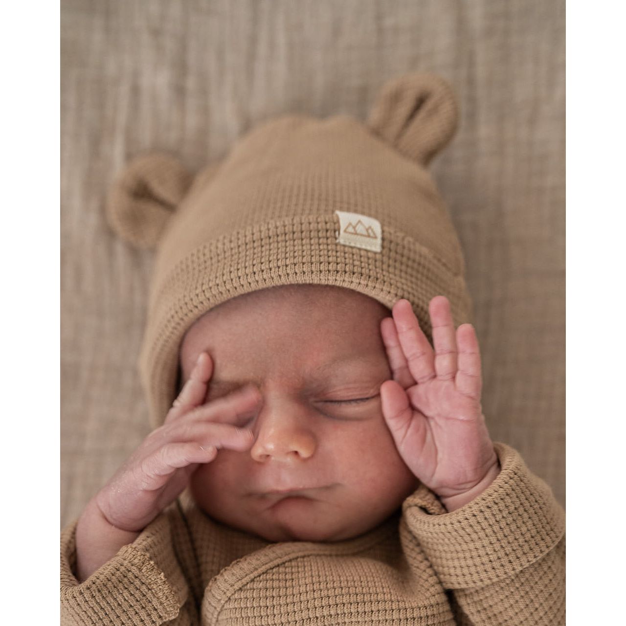 Gorro Bebé Algodón Orgánico con Orejitas | North Baby