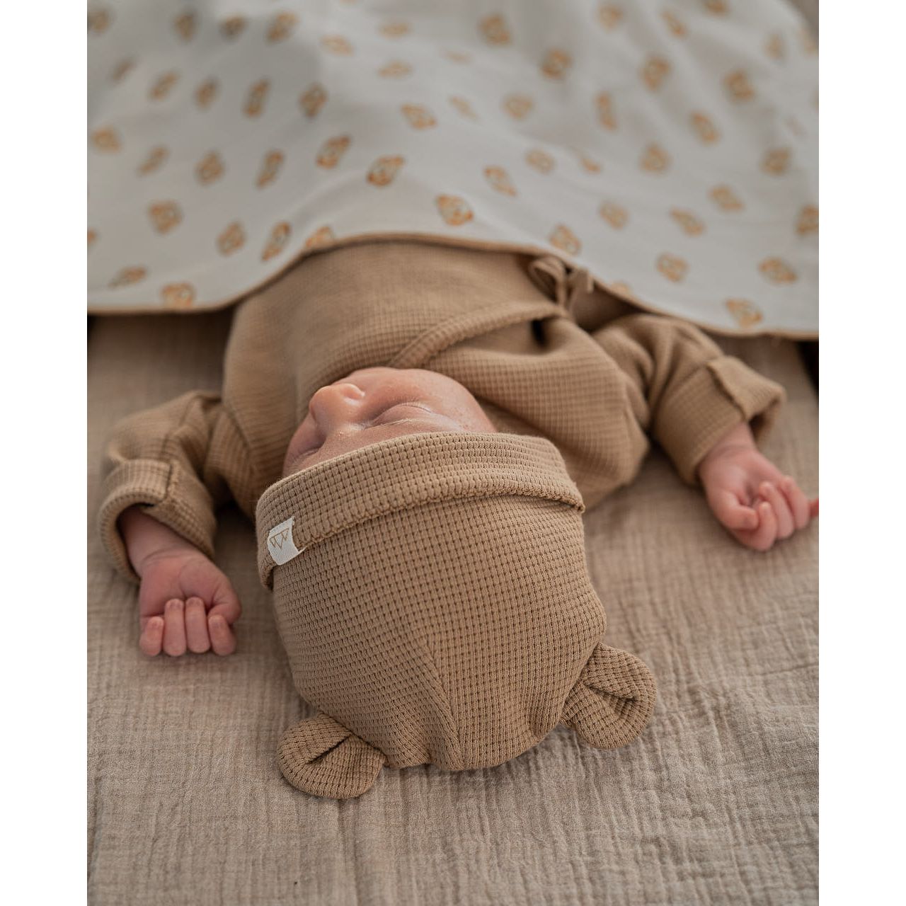 Gorro Bebé Algodón Orgánico con Orejitas | North Baby