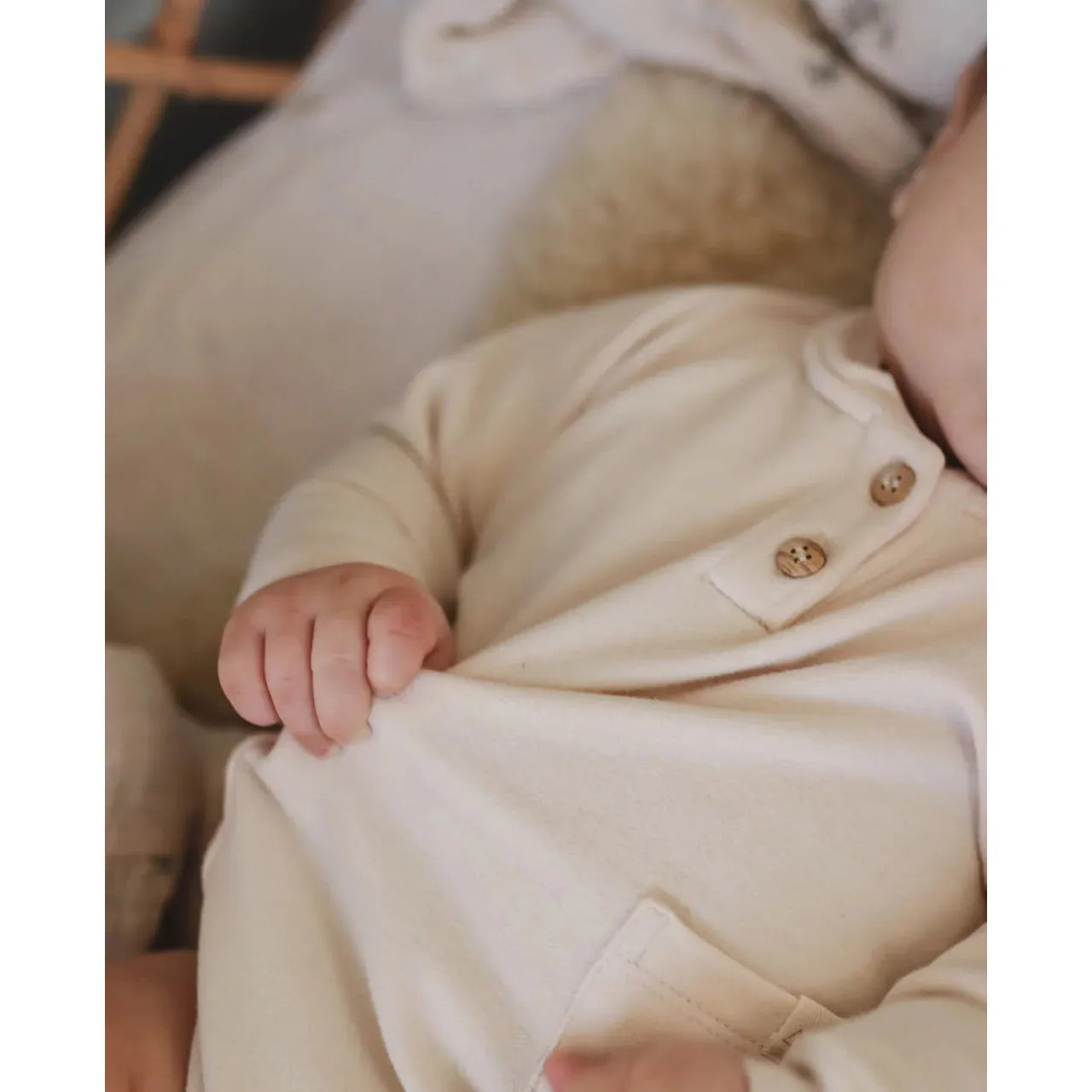 Pelele Orgánico “Soft Touch Oat” North Baby