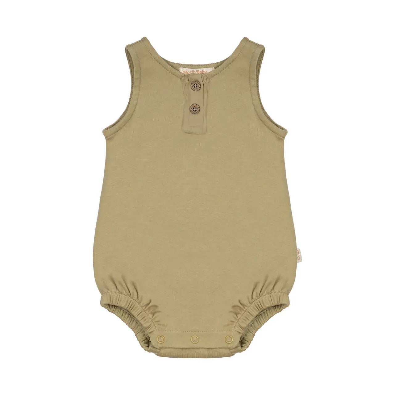 North Baby – Pelele de Tirantes Orgánico “Kaki”