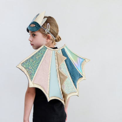 Máscara Dragón Verde y Dorada | Mimi & Lula