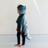 Blue Dino Cape with Gold Details | Mimi & Lula