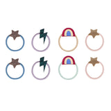 Pack de Mini Coleteros Arcoíris, Estrellas y Rayos | Mimi & Lula