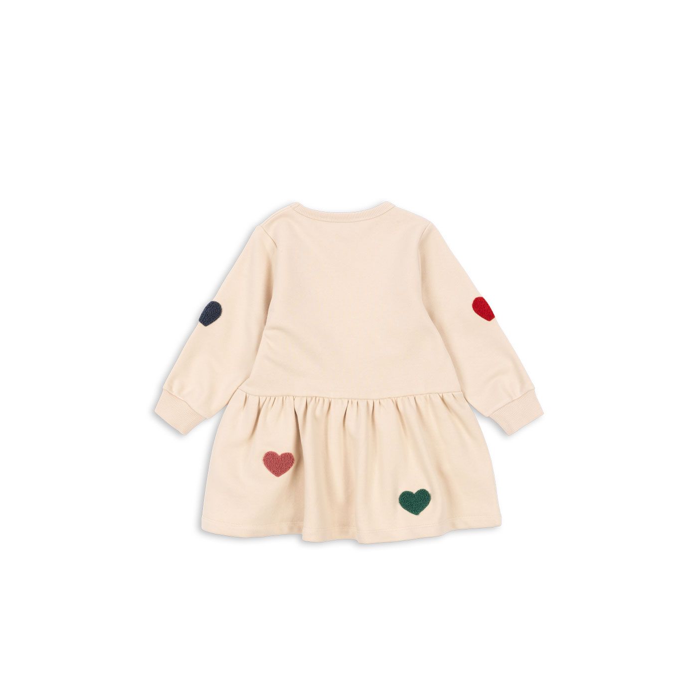 Vestido Sudadera con Corazones Multicolor - Konges Sløjd