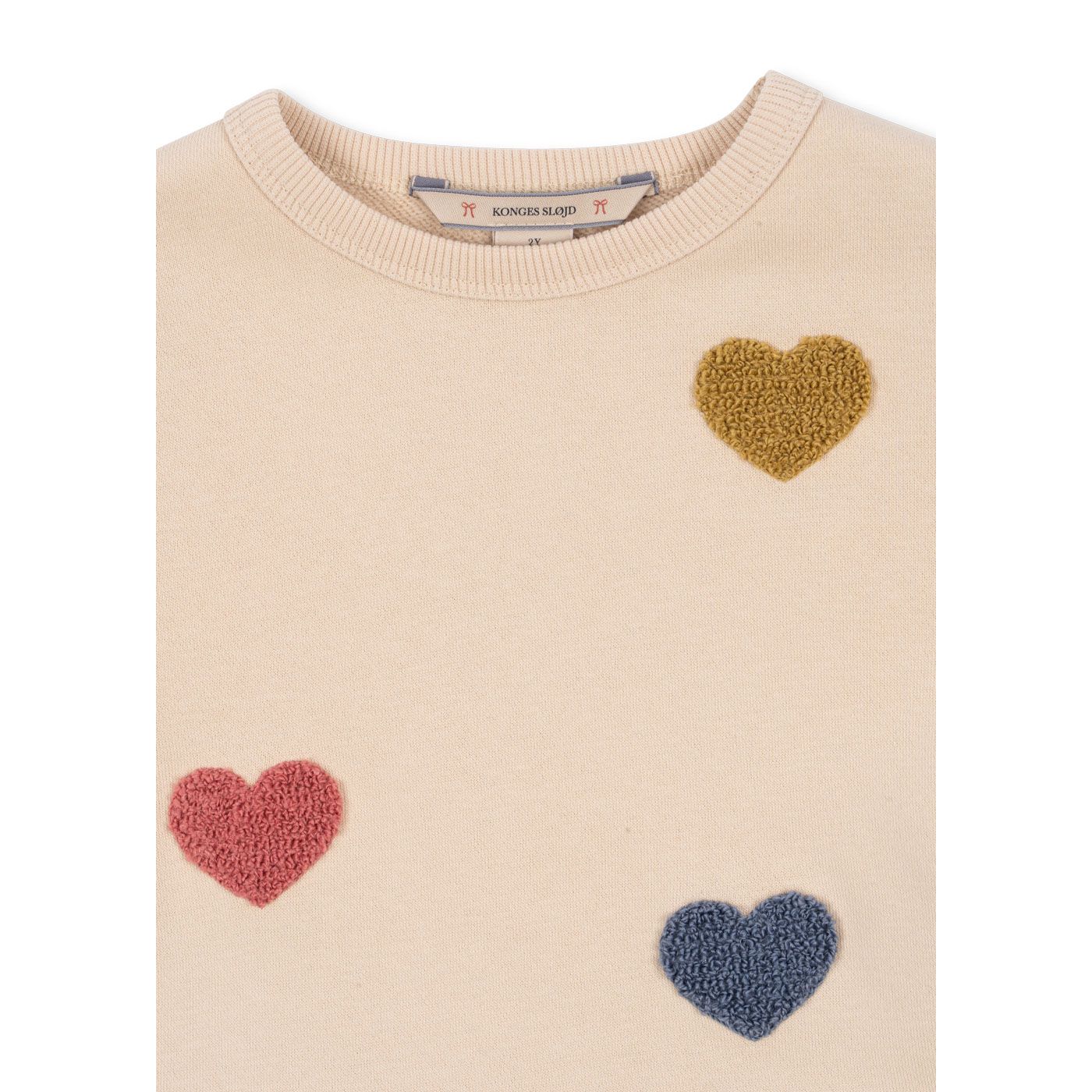 Vestido Sudadera con Corazones Multicolor - Konges Sløjd