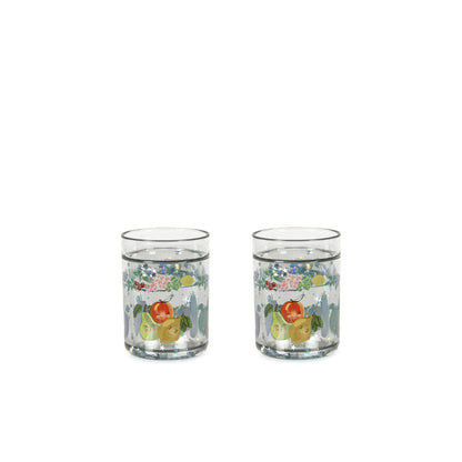 Vasos Glitter Fruit – Pack de 2 | Konges Sløjd
