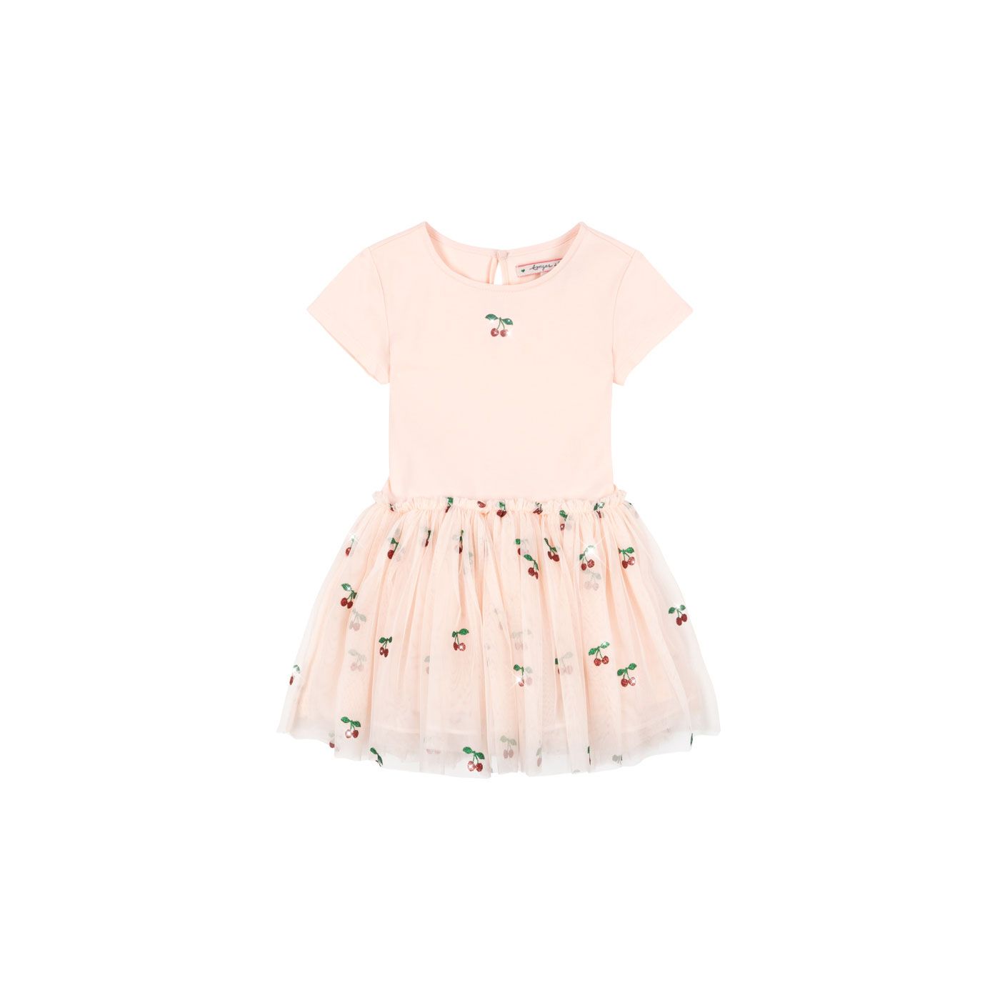 Ballerina dress with tulle and cherries – Konges Sløjd
