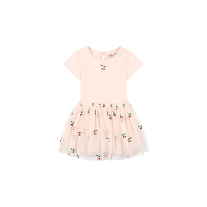Ballerina dress with tulle and cherries – Konges Sløjd