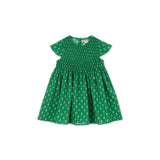 "Flowers" smocked shirt dress – Konges Sløjd
