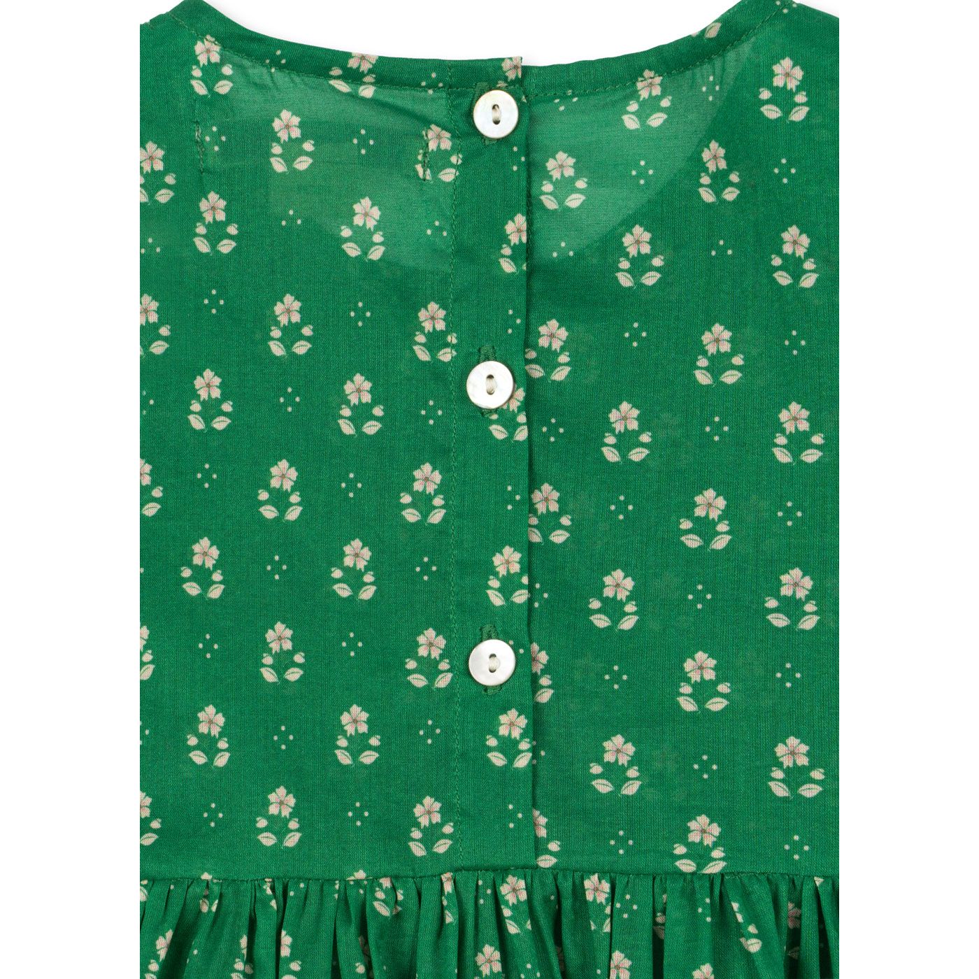 "Flowers" smocked shirt dress – Konges Sløjd