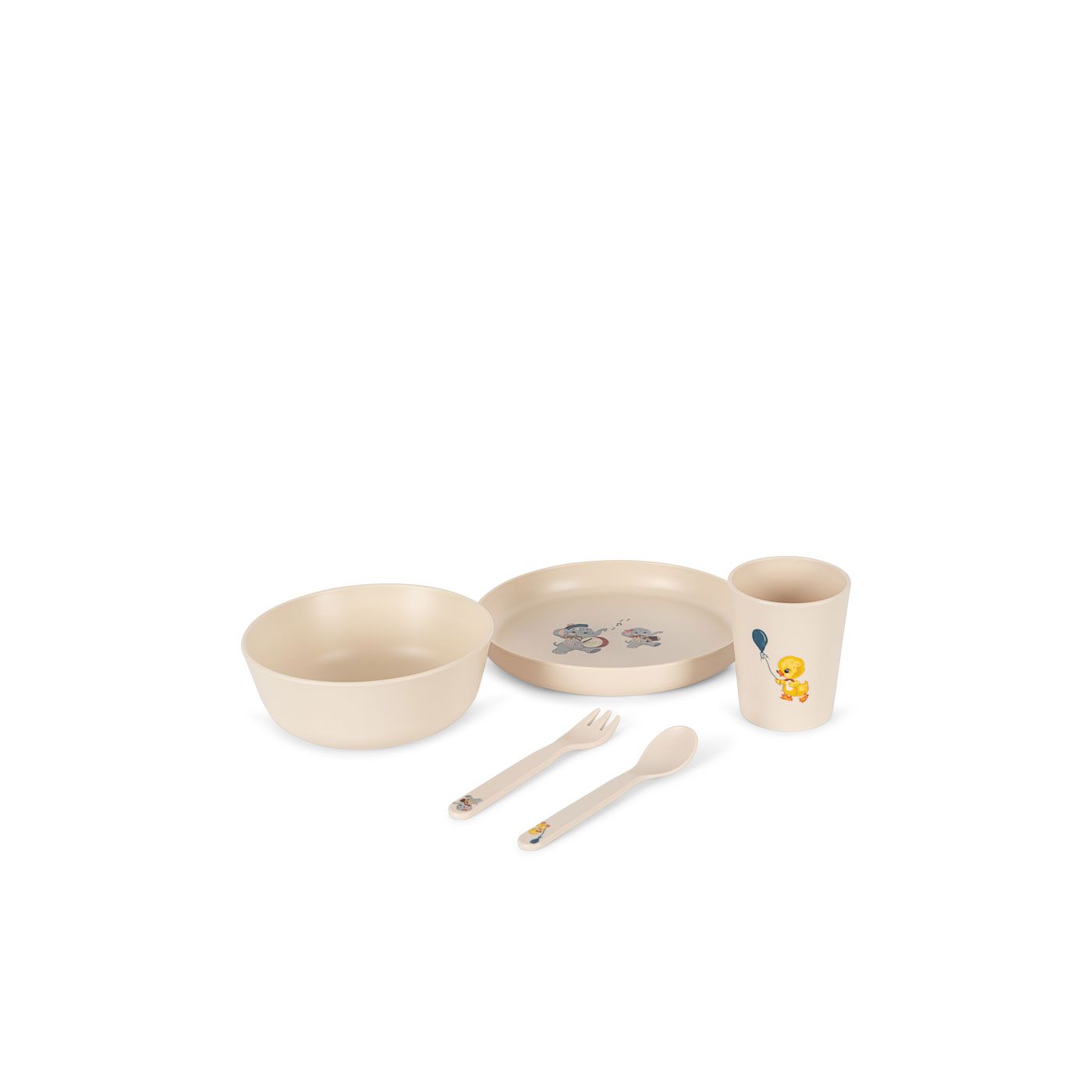 Set de Vajilla Infantil de PET Reciclado | Konges Sløjd