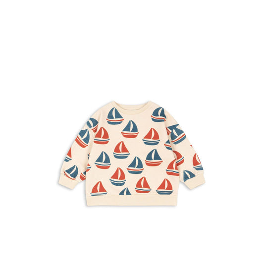 Sudadera Loupy Lou estampado de veleros – Konges Sløjd