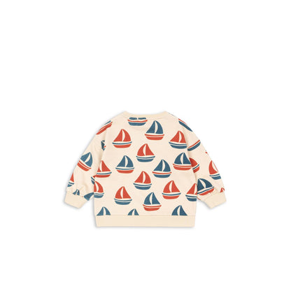 Sudadera Loupy Lou estampado de veleros – Konges Sløjd