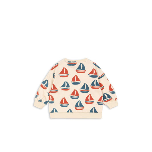 Sudadera Loupy Lou estampado de veleros – Konges Sløjd