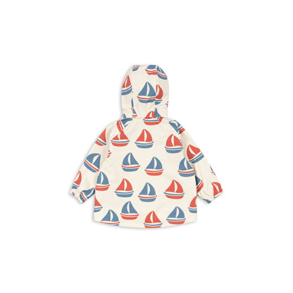 Chaqueta impermeable Loupy Lou estampado de veleros – Konges Sløjd