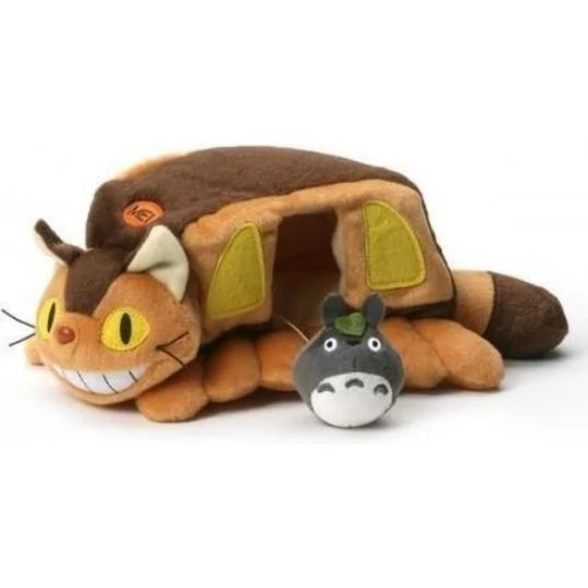 Catbus House Plush with Mini Totoro – Studio Ghibli