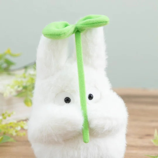 White Totoro Plush with Leaf (Dodonko) – Studio Ghibli