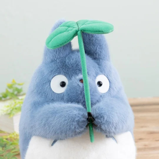 Blue Totoro Plush with Leaf (Dodonko) – Studio Ghibli