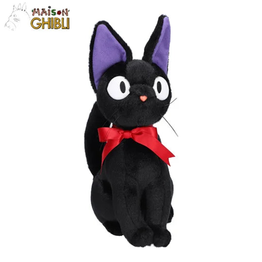 Jiji Sitting Plush Toy – Kiki's Delivery Service | Studio Ghibli