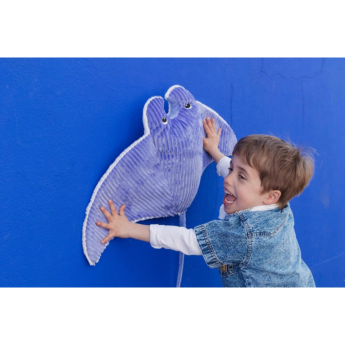 Mama and Baby Mint Manta Ray | Les Ptipotos
