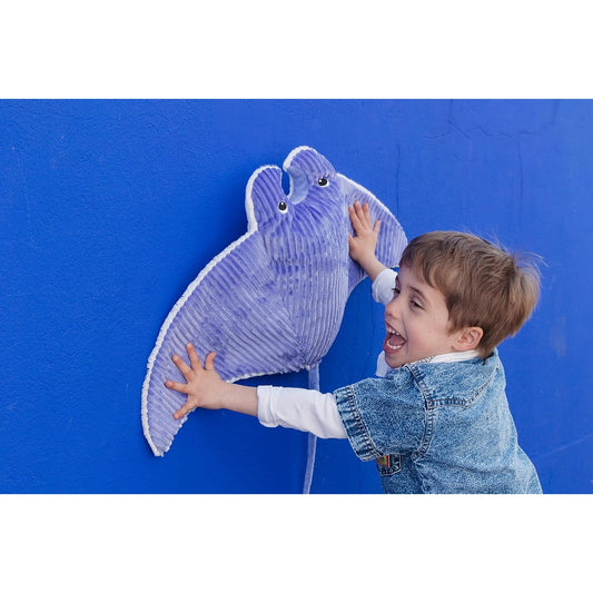Mama and Baby Mint Manta Ray | Les Ptipotos