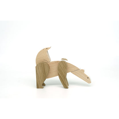 Oso Polar de Madera Magnético – Esnaf Toys