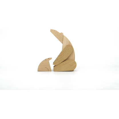 Oso Polar de Madera Magnético – Esnaf Toys