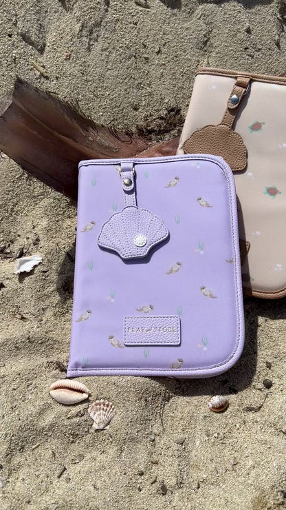 Porta documentos Focas Lila - Play and Store